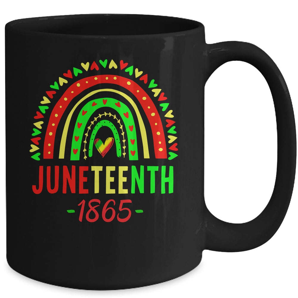 Juneteenth For Women Men Kids Juneteenth Day Rainbow Mug | teecentury