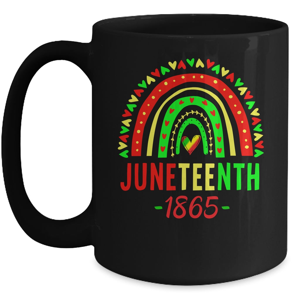 Juneteenth For Women Men Kids Juneteenth Day Rainbow Mug | teecentury