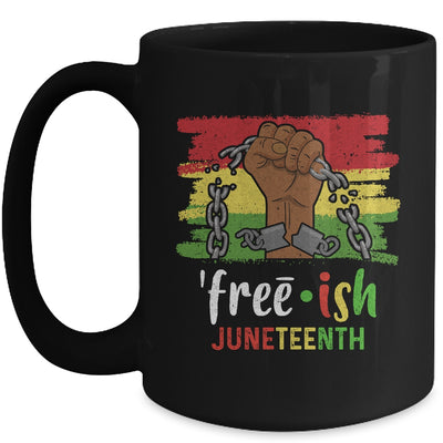 Juneteenth Free-Ish Since 1865 Black Pride Juneteenth Mug Coffee Mug | Teecentury.com