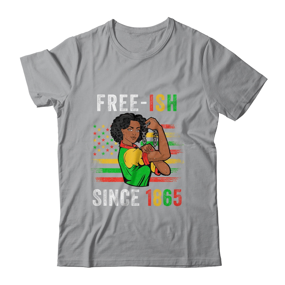 Juneteenth Free-Ish Since 1865 Black Pride Women T-Shirt & Tank Top | Teecentury.com