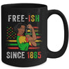 Juneteenth Free-Ish Since 1865 Black Pride Women Mug Coffee Mug | Teecentury.com