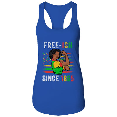 Juneteenth Free-Ish Since 1865 Black Pride Women T-Shirt & Tank Top | Teecentury.com