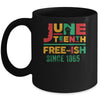 Juneteenth Freeish Since 1865 Melanin Ancestor Black History Mug Coffee Mug | Teecentury.com