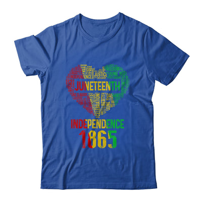 Juneteenth Heart Black History Afro American African Women T-Shirt & Tank Top | Teecentury.com