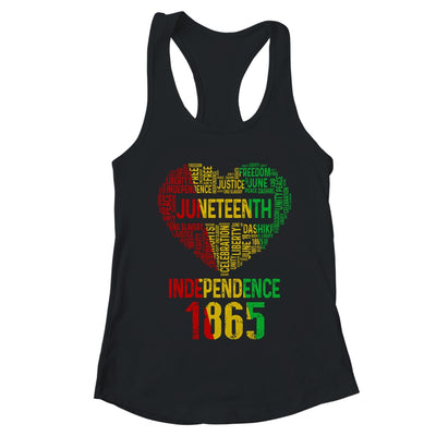 Juneteenth Heart Black History Afro American African Women T-Shirt & Tank Top | Teecentury.com