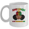 Juneteenth Is My Independence Day Black Girl Melanin Women Mug | teecentury