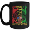 Juneteenth Is My Independence Day Black History 4th Of July Mug Coffee Mug | Teecentury.com