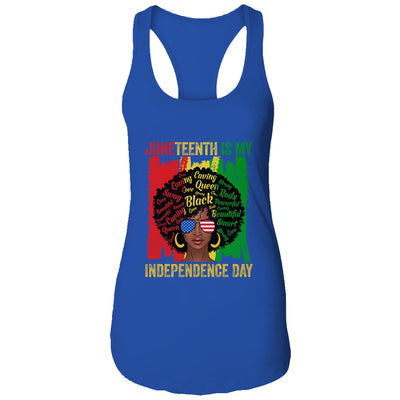 Juneteenth Is My Independence Day Black History 4th Of July T-Shirt & Tank Top | Teecentury.com