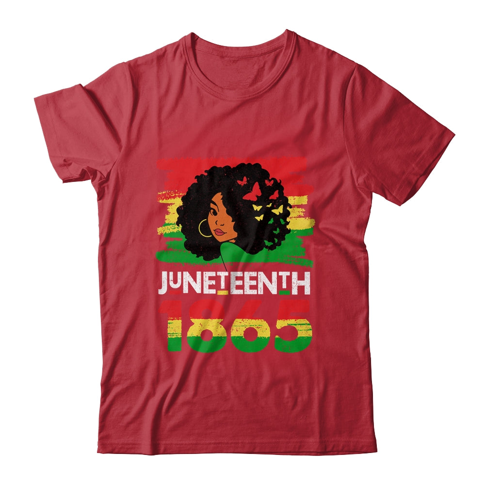 Juneteenth Is My Independence Day Black Women Black Pride Shirt & Tank Top | teecentury