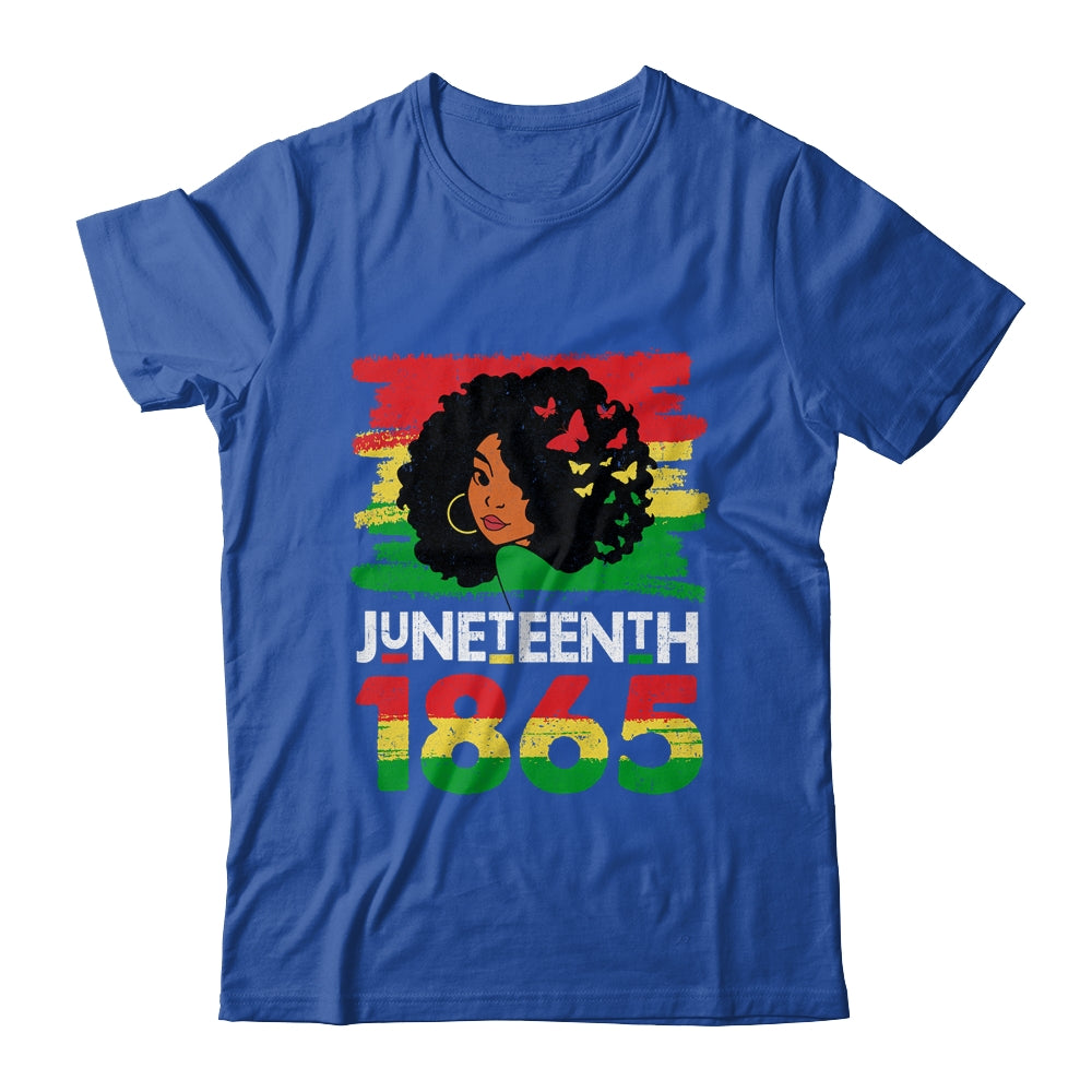 Juneteenth Is My Independence Day Black Women Black Pride Shirt & Tank Top | teecentury