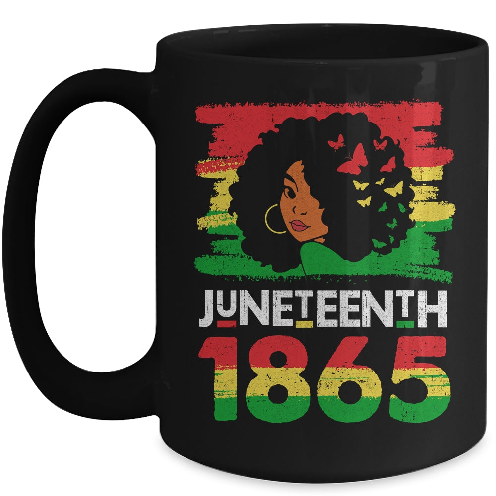 Juneteenth Is My Independence Day Black Women Black Pride Mug | teecentury