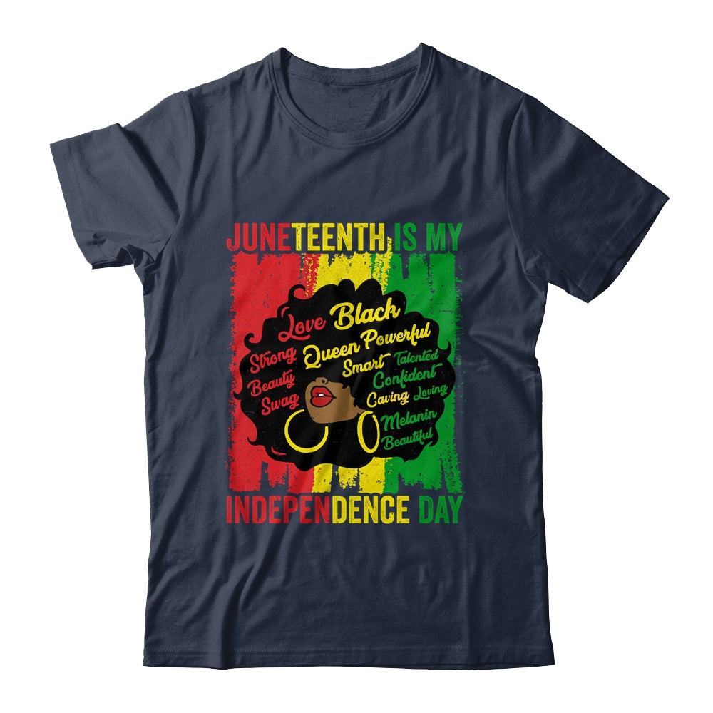Juneteenth Is My Independence Day Black Women Shirt & Tank Top | teecentury