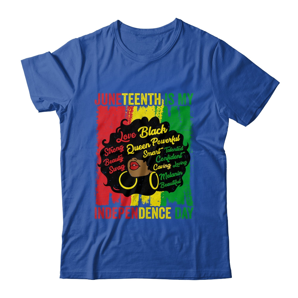 Juneteenth Is My Independence Day Black Women Shirt & Tank Top | teecentury