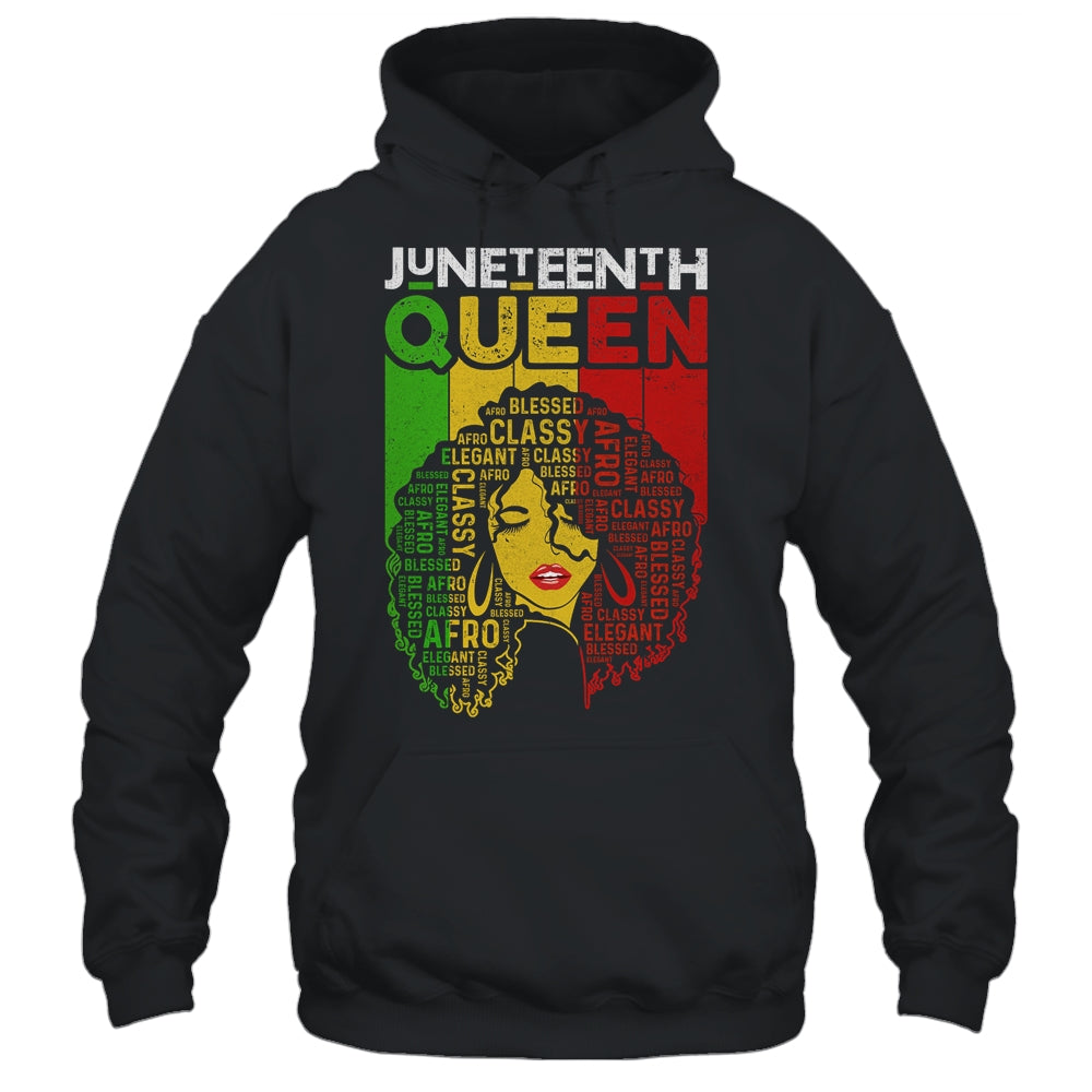 Juneteenth Queen Afro Melanin Black Girl Magic Women Girls T-Shirt & Tank Top | Teecentury.com