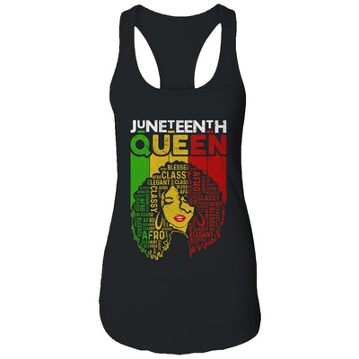 Juneteenth Queen Afro Melanin Black Girl Magic Women Girls T-Shirt & Tank Top | Teecentury.com