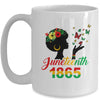 Juneteenth Women Girls Kids Flag 1865 Mug Coffee Mug | Teecentury.com