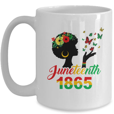 Juneteenth Women Girls Kids Flag 1865 Mug Coffee Mug | Teecentury.com