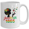 Juneteenth Women Girls Kids Flag 1865 Mug Coffee Mug | Teecentury.com