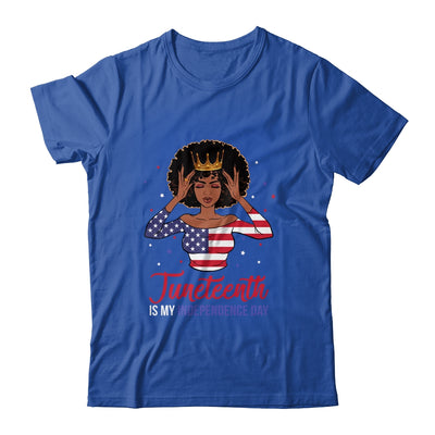 Juneteenth is My Independence Day 4th July Black Afro Flag T-Shirt & Tank Top | Teecentury.com