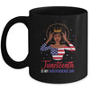 Juneteenth is My Independence Day 4th July Black Afro Flag Mug Coffee Mug | Teecentury.com