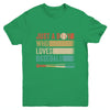 Just A Boy Who Loves Baseball Funny Retro Baseball Youth Shirt | teecentury