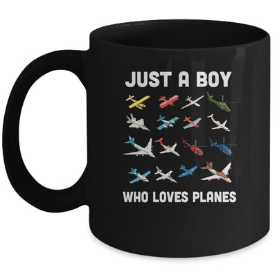 Just A Boy Who Loves Planes Mug Coffee Mug | Teecentury.com