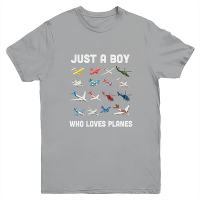 Just A Boy Who Loves Planes Youth Youth Shirt | Teecentury.com