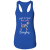 Just A Girl Who Loves Beagle Botanical Flower T-Shirt & Tank Top | Teecentury.com