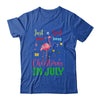 Just A Girl Who Loves Christmas In July Flamingo T-Shirt & Tank Top | Teecentury.com