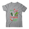 Just A Girl Who Loves Christmas In July Funny Summer T-Shirt & Tank Top | Teecentury.com