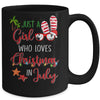 Just A Girl Who Loves Christmas In July Summer Mug Coffee Mug | Teecentury.com