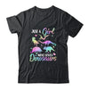 Just A Girl Who Loves Dinosaurs Cute Dinosaur Teen Girls Gift T-Shirt & Tank Top | Teecentury.com