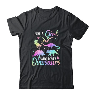 Just A Girl Who Loves Dinosaurs Cute Dinosaur Teen Girls Gift T-Shirt & Tank Top | Teecentury.com