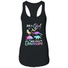 Just A Girl Who Loves Dinosaurs Cute Dinosaur Teen Girls Gift T-Shirt & Tank Top | Teecentury.com