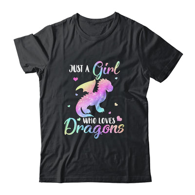 Just A Girl Who Loves Dragons Cute Dragon Teen Girls Gift T-Shirt & Tank Top | Teecentury.com
