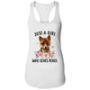 Just A Girl Who Loves Foxes Cute Fox Lover Funny T-Shirt & Tank Top | Teecentury.com