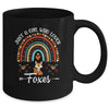 Just A Girl Who Loves Foxes Rainbow For Fox Lover Mug | teecentury