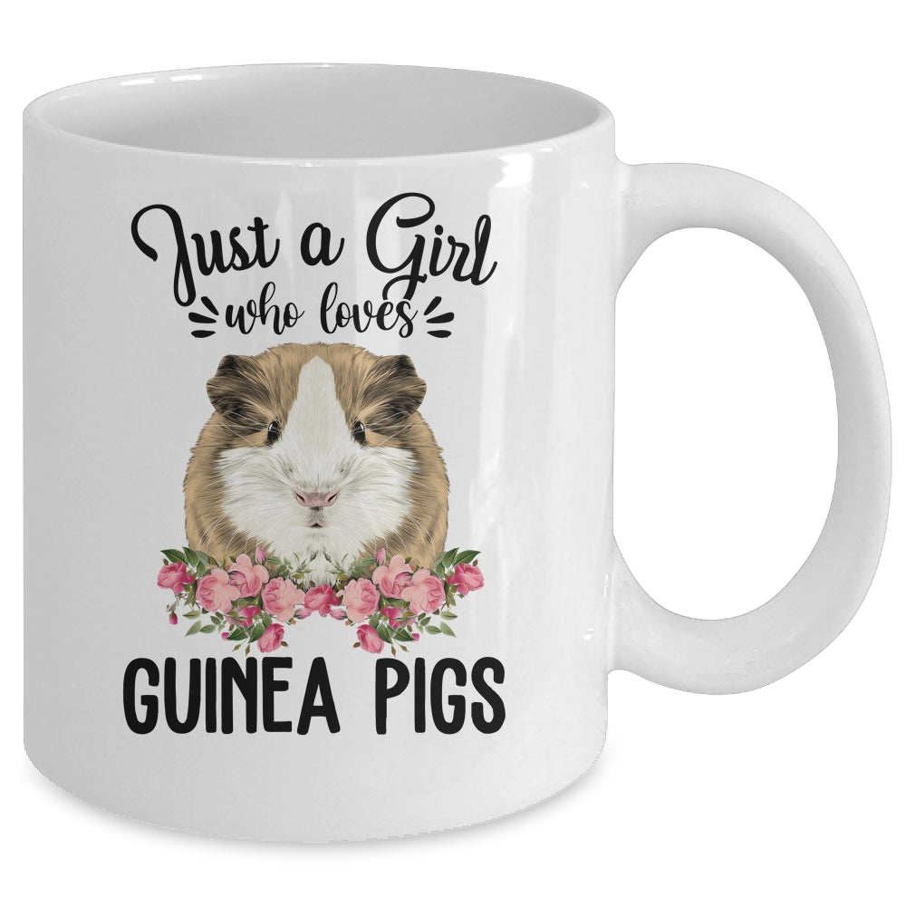 Just A Girl Who Loves Guinea Pigs Shirt Animal Lover Mug Coffee Mug | Teecentury.com