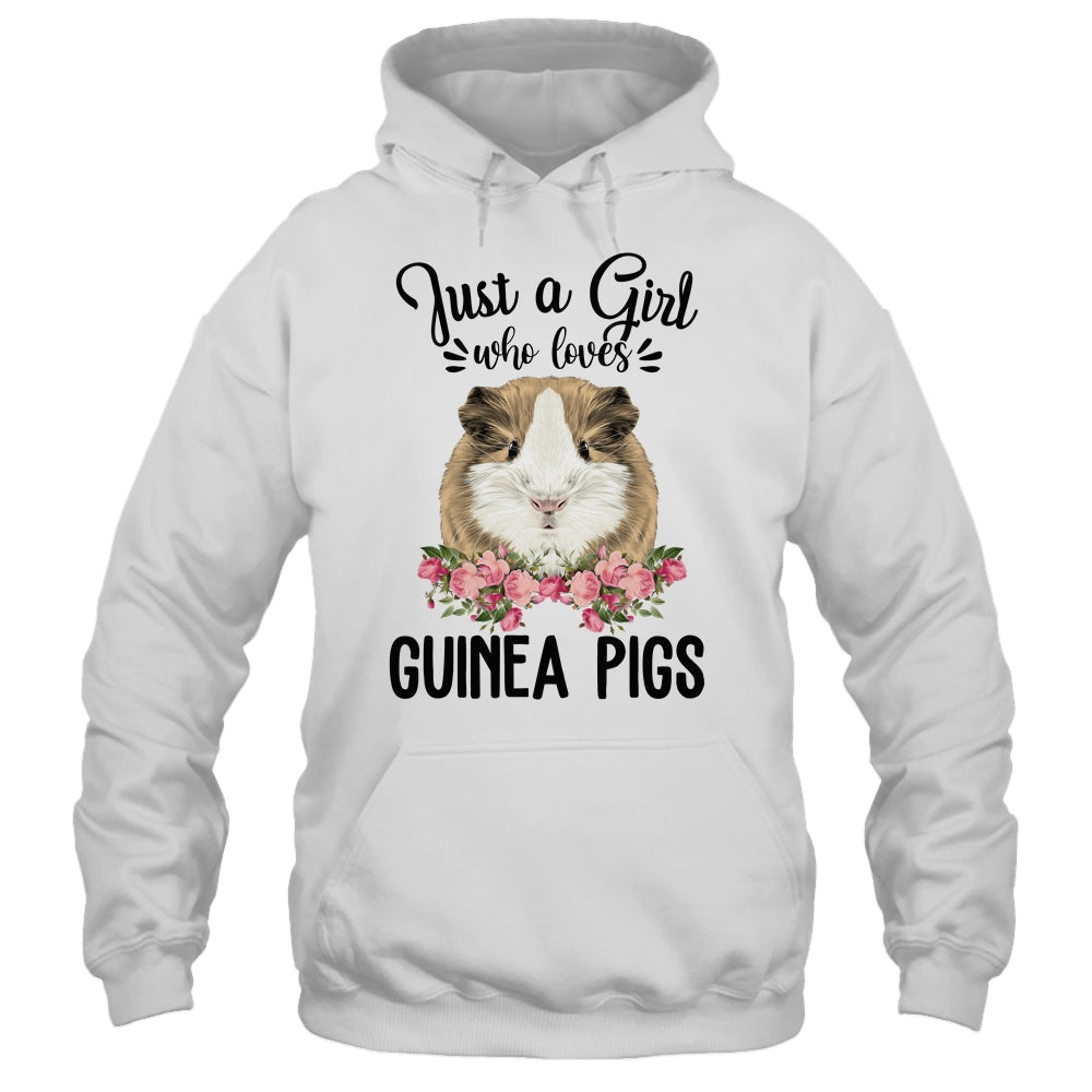 Just A Girl Who Loves Guinea Pigs Shirt Animal Lover T-Shirt & Tank Top | Teecentury.com