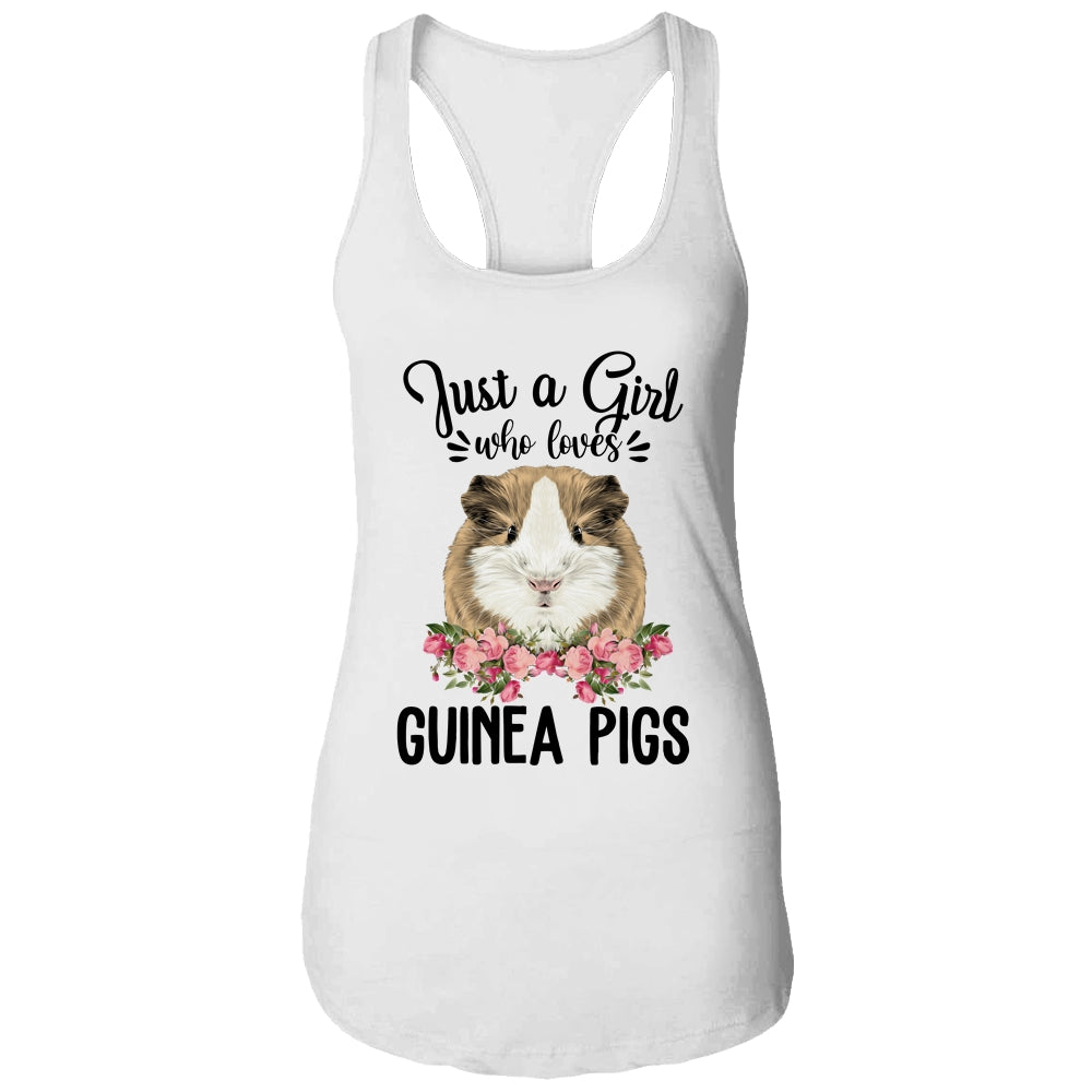 Just A Girl Who Loves Guinea Pigs Shirt Animal Lover T-Shirt & Tank Top | Teecentury.com