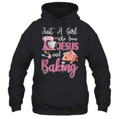 Just A Girl Who Loves Jesus And Baking Funny Christian T-Shirt & Tank Top | Teecentury.com