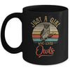 Just A Girl Who Loves Owls Cute Vintage Owls Girl Mug Coffee Mug | Teecentury.com