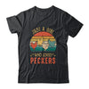 Just A Girl Who Loves Peckers Funny Chicken Farmer Vintage T-Shirt & Tank Top | Teecentury.com