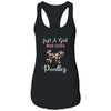Just A Girl Who Loves Poodle Botanical Flower T-Shirt & Tank Top | Teecentury.com