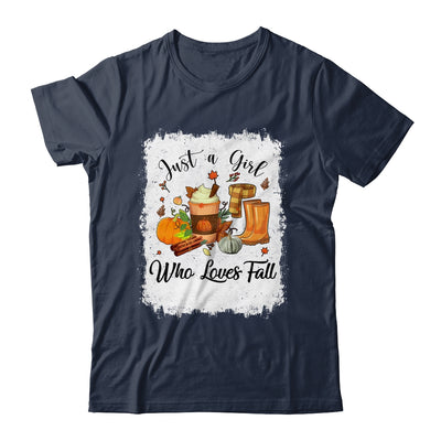 Just A Girl Who Loves Pumpkin Spice Latte Cute Fall T-Shirt & Hoodie | Teecentury.com