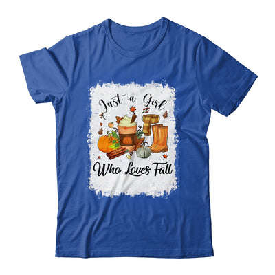Just A Girl Who Loves Pumpkin Spice Latte Cute Fall T-Shirt & Hoodie | Teecentury.com