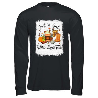 Just A Girl Who Loves Pumpkin Spice Latte Cute Fall T-Shirt & Hoodie | Teecentury.com