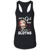 Just A Girl Who Loves Sloths T-Shirt & Tank Top | Teecentury.com