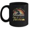 Just A Girl Who Loves Sunshine And Tacos Mug Coffee Mug | Teecentury.com