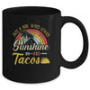 Just A Girl Who Loves Sunshine And Tacos Mug Coffee Mug | Teecentury.com